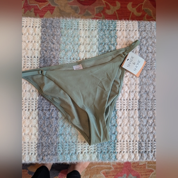 Shade & Shore Other - NWT Shade & Shore Olive Green Bikini Bottom Size 12/14